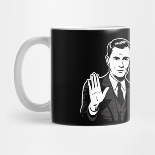 Pipe Down Dipshit Funny Correction Guy Meme Mug
